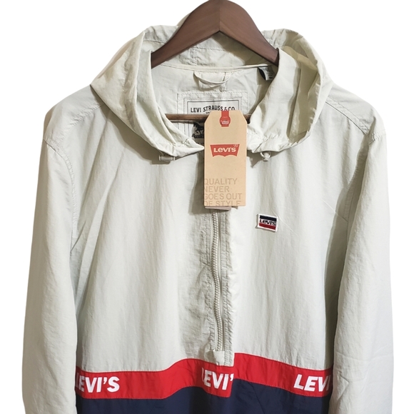 Levi's Retro Color Block Popover Jacket Men's Size XL NWT - Picture 3 of 14